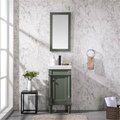 Legion Furniture 18 in. Sink Vanity, Vouge Green WLF9218-VG